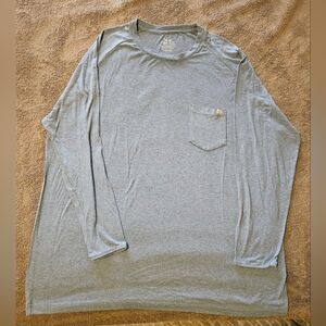 Huk Men's Waypoint Long Sleeve Fishing Shirt - Light Blue